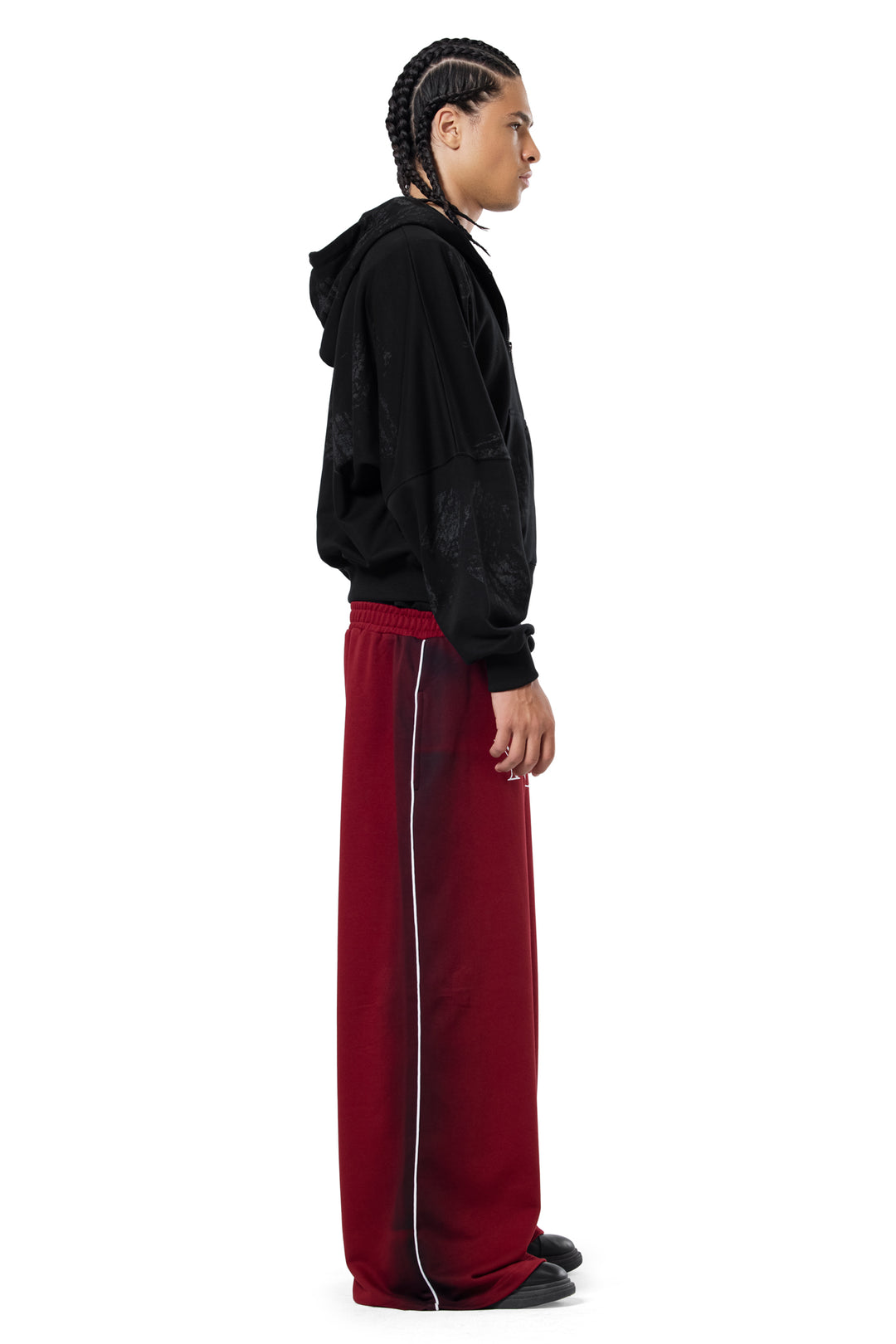 BURGUNDY YMREE SWEATPANTS
