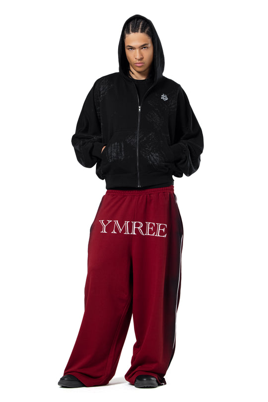 BURGUNDY YMREE SWEATPANTS