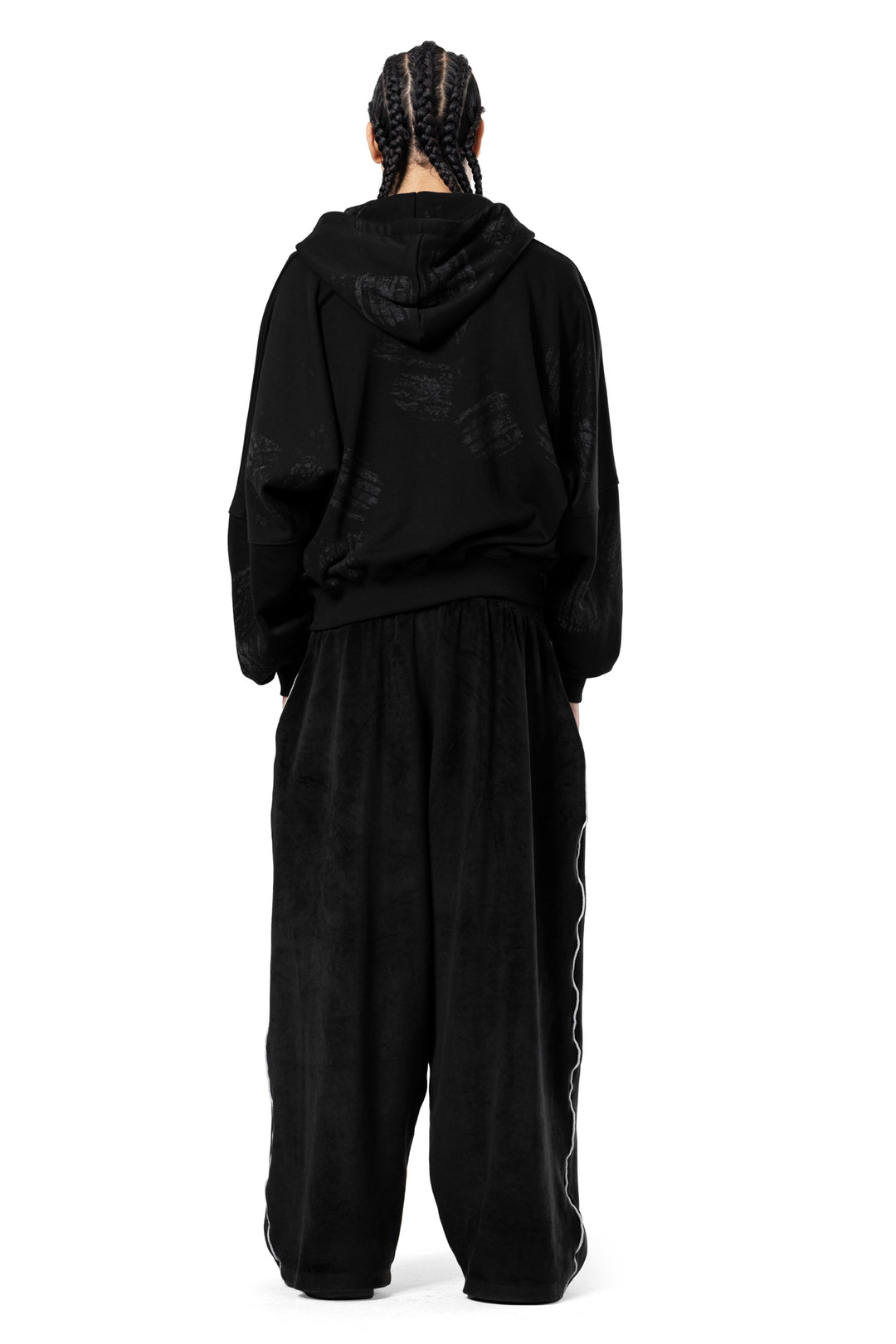 WASHED EFFECT ZIP-UP
