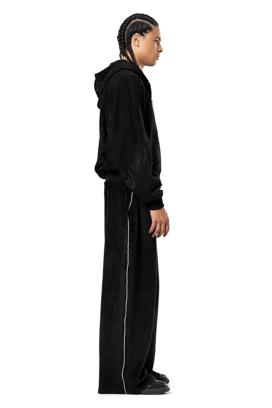 WASHED EFFECT ZIP-UP
