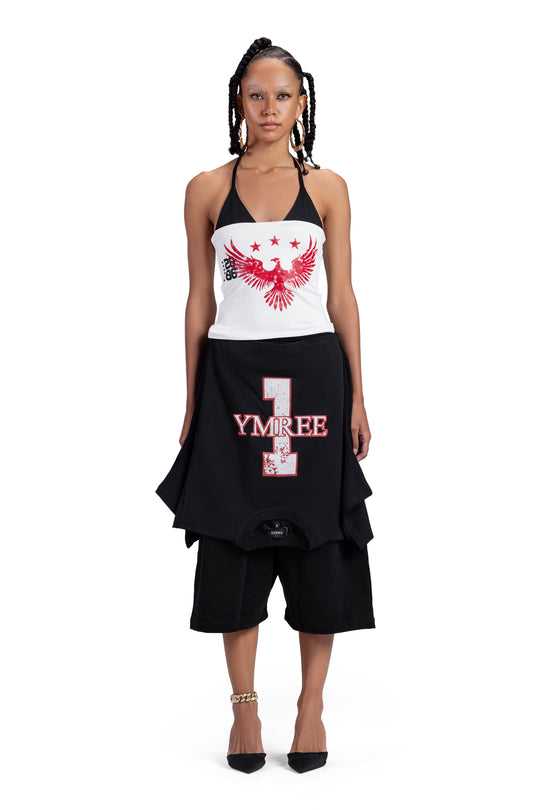 NUMBER 1 TSHIRT SHORTS BLACK