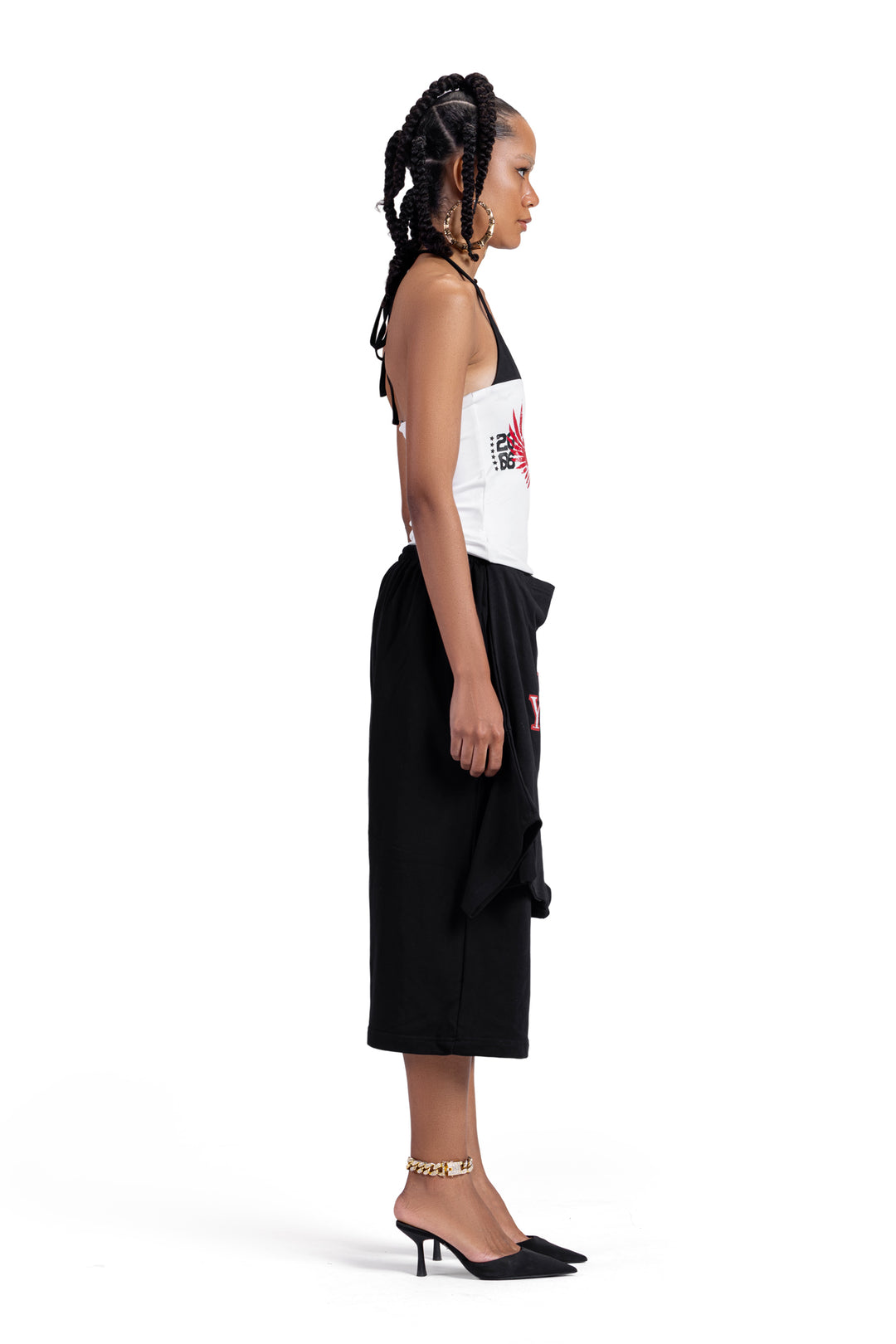 NUMBER 1 TSHIRT SHORTS BLACK
